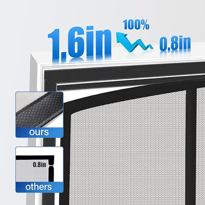 Magnetic Screen Door Upgraded PET Mesh Stronger Than Fiberglass and Polyester - Image 5