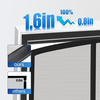 Magnetic Screen Door Upgraded PET Mesh Stronger Than Fiberglass and Polyester - Image 5