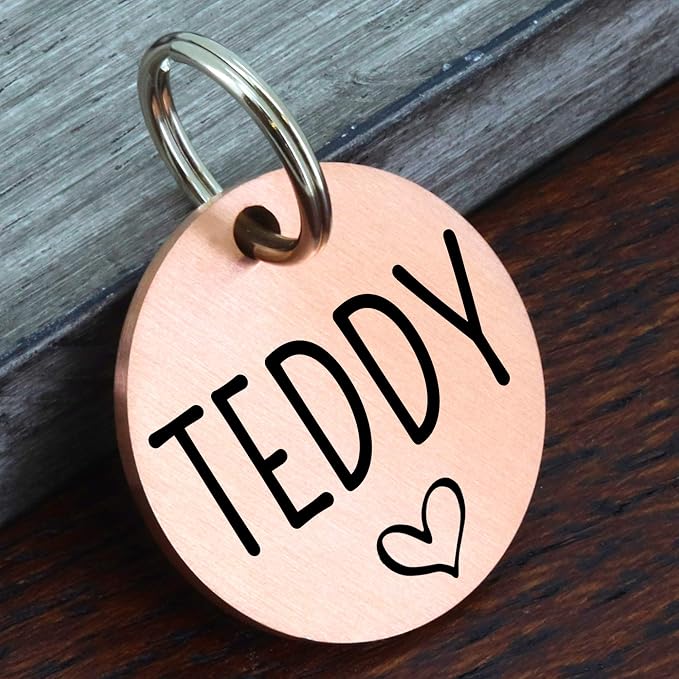 Ultra Joys Dog ID Tag, Custom Dog Tag Personalized Cat Tag, Pet ID Tag - Image 2