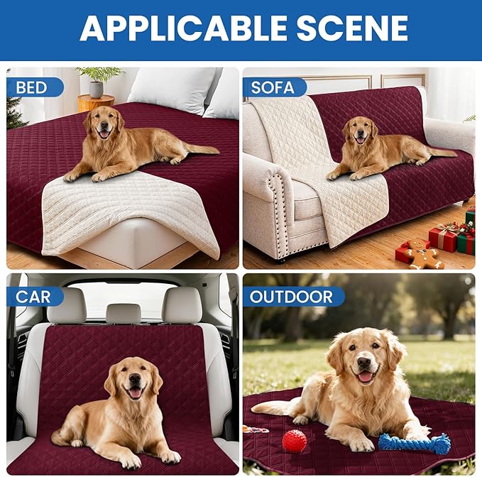 Waterproof Dog Bed Cover, Non-Slip Dog Blanket - Image 5