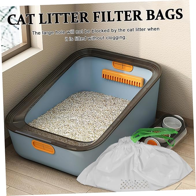 7Pcs Cat Litter Filter Bags Easy Pick Up Litter Cleaning Supplies - Image 5