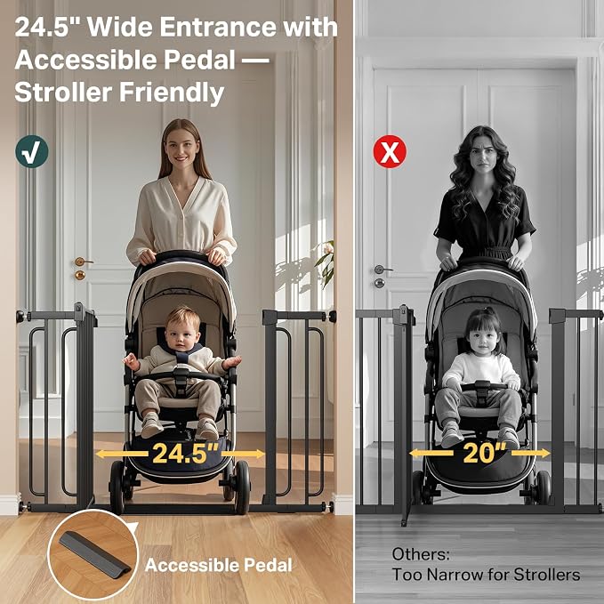 Cumbor 36.6-59" Extra Wide Baby Gate - Image 7