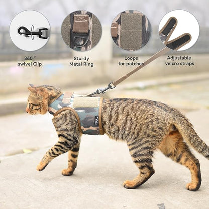 Tactical Kitty Harness and Leash - Image 3