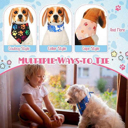 Kacctyen 50 Pcs Dog Bandanas Bulk Bandanas - Image 4