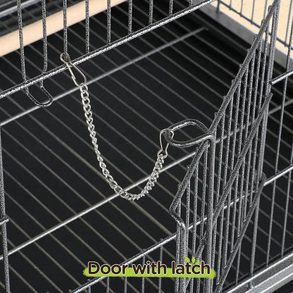 Yaheetech 52-inch Wrought Steel Standing Large Flight King Bird Cage - Image 8