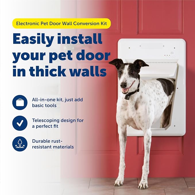 PetSafe Electronic Pet Door Wall Conversion Kit - Image 2