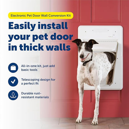 PetSafe Electronic Pet Door Wall Conversion Kit - Image 2