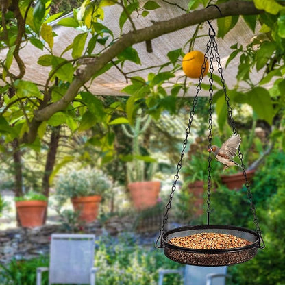 Hanging Bird Feeder & Tray&Metal Mesh Platform & Feeder Hanging - Image 6