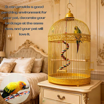 Bird Rope Perches, Parrot Toys, Bungee Rope Perches - Image 8