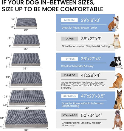Orthopedic Memory Foam Dog Bed, Cooling Dog Beds - Image 5