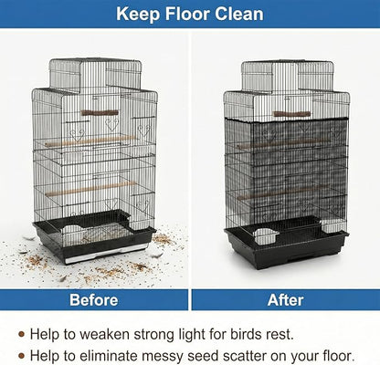 Large Bird Cage Seed Cather - Image 2