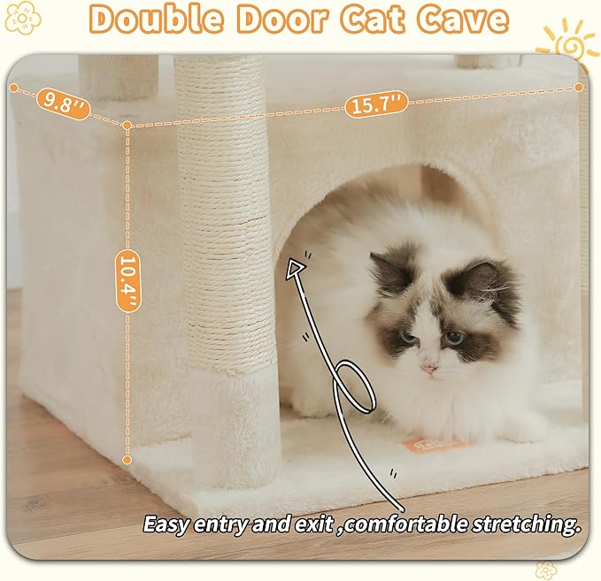 Heybly Cat Tree, Kitten Tower - Image 5