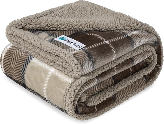 PetAmi Waterproof Dog Blanket for Medium Large Dog Puppy Cat Throw for Couch by PetAmi