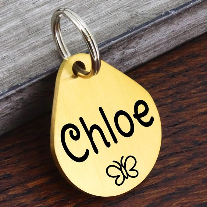 Ultra Joys Dog ID Tag, Custom Dog Tag Personalized Cat Tag, Pet ID Tag - Image 2