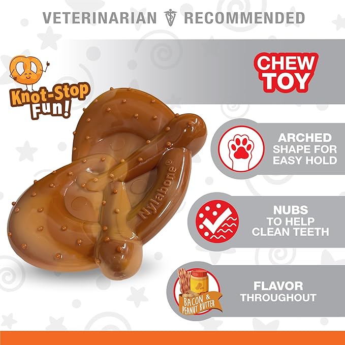 Nylabone Pretzel Power Chew Toy - Image 2