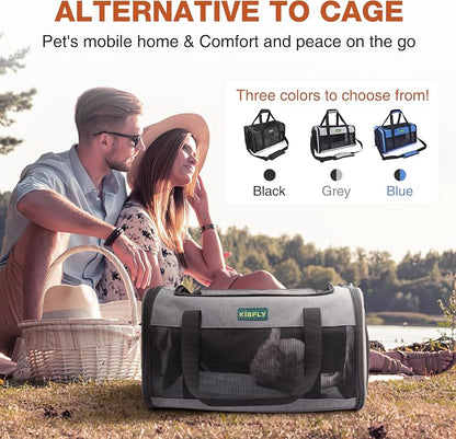 TSA Approved Pet Carrier in Cabin, Top-Open Portable Dog Carrier - Image 6