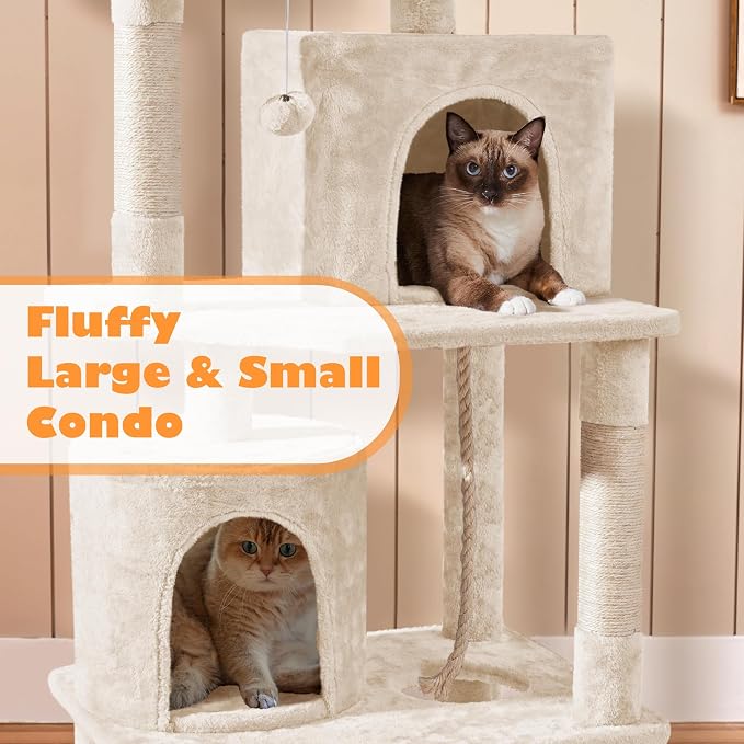 Yaheetech Cat Tower, 70.5in Cat Tree - Image 5