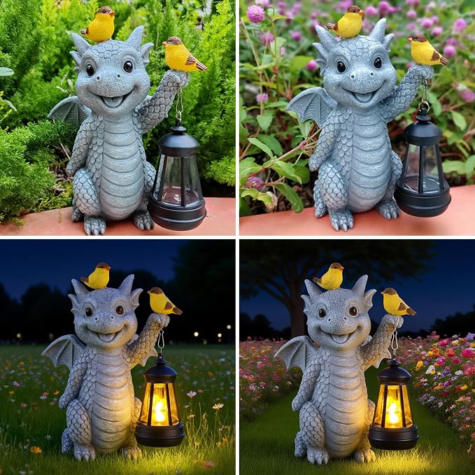 ILLUMINEW Solar Dragon Garden Statue - Image 7
