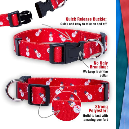 Native Pup Christmas Dog Collar- Winter Holiday Collars - Image 4