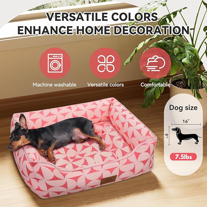 Rectangle Cat Dog Bed for Large Medium Small Pets Indoor Outdoor Machine - Image 4