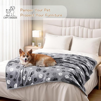 Waterproof Dog Blankets Pet Blanket 50"x60", Soft Fluffy Sofa Car Bed Protector - Image 6