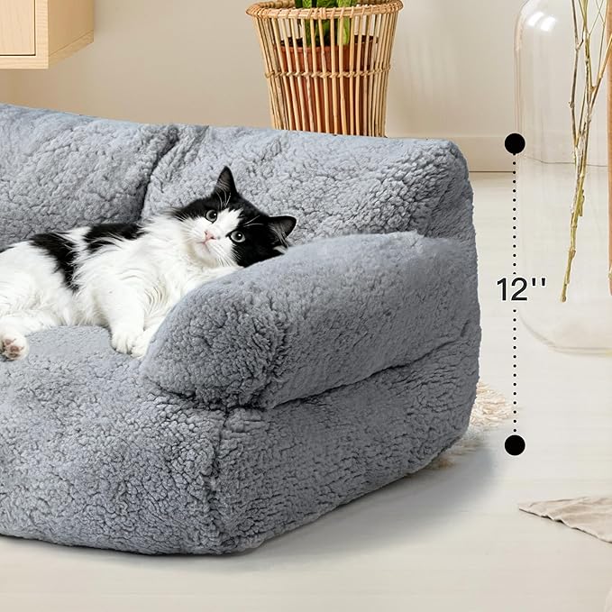 Large Cat Beds for Indoor Cats, Dog Couch Bed, Cute Cat Couch Sofas for Less - Image 6