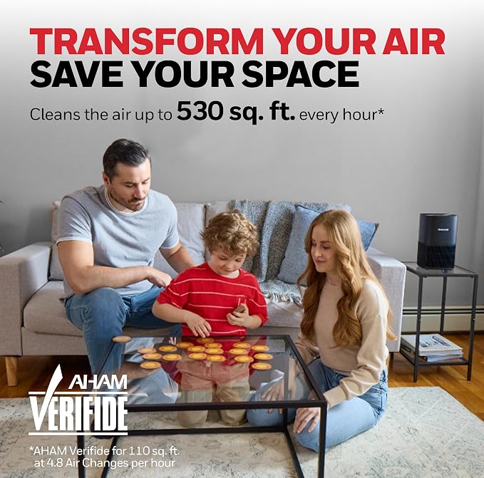 Honeywell Allergen Plus Compact HEPA Small Room Air Purifiers - Image 9
