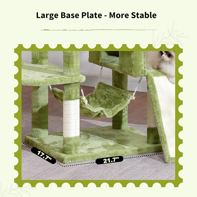 Cat Tree for Indoor Cats, Sturdy Cat Tree House - Image 4