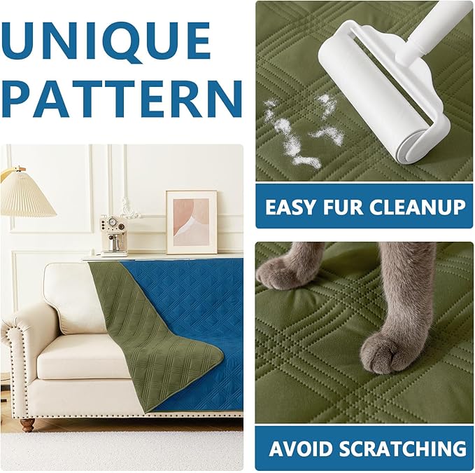 hyha Waterproof Dog Blanket, Reversible Pet Bed Blanket, Soft Sofa Couch Cover - Image 7