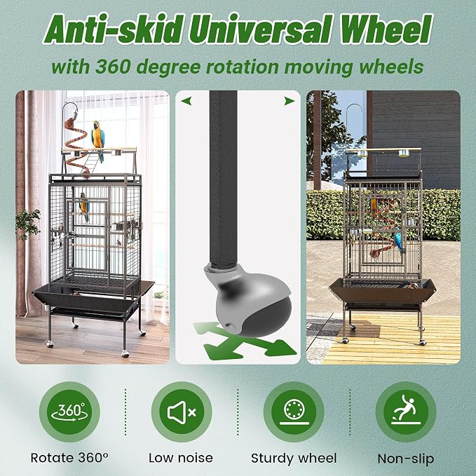 82 Inch Bird Cage, BOINN Bird Flight Cages - Image 4