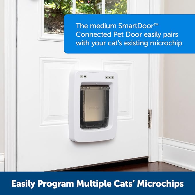 SmartDoor™ Never Rust Connected Pet Door, Dog and Cat, Selective Entry and Exit - Image 8