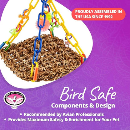 Super Bird Creations SB747 Mini Flying Trapeze Bird Toy, Small Bird Size - Image 7