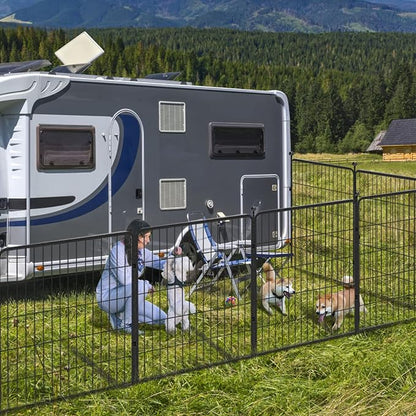 Dog Playpen 32 inch 10 Panels Indoor Dog Pen - Image 2