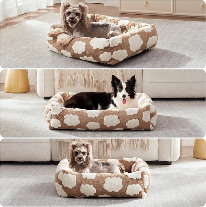 JOEJOY Small Dog Bed for Small Dogs, Rectangle Washable Orthopedic Dog Bed - Image 7
