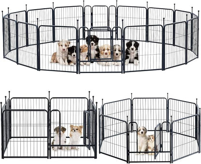 Dog Playpen, Portable Outdoor Dog Fence, Dog Playpen by XDPET