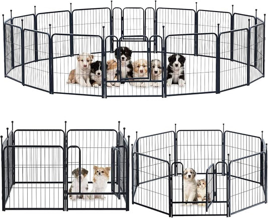 Dog Playpen, Portable Outdoor Dog Fence, Dog Playpen by XDPET