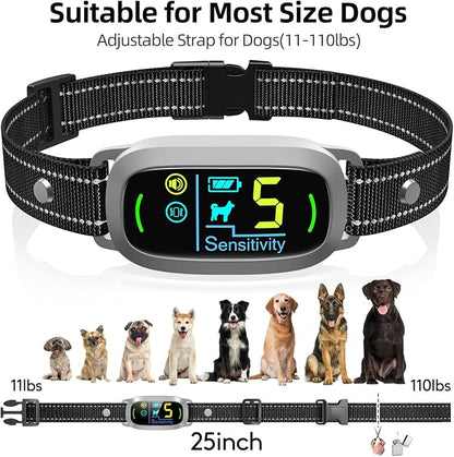 Dog Bark Collar for Large Medium Small Dogs, Rechargeable Smart Bark Collar - Image 6