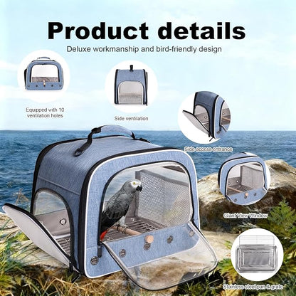 halinfer Bird Travel Carrier Cage - Image 3