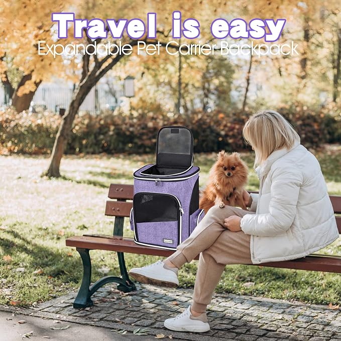 BAGLHER Expandable Pet Carrier Backpack，Pet Backpack - Image 7
