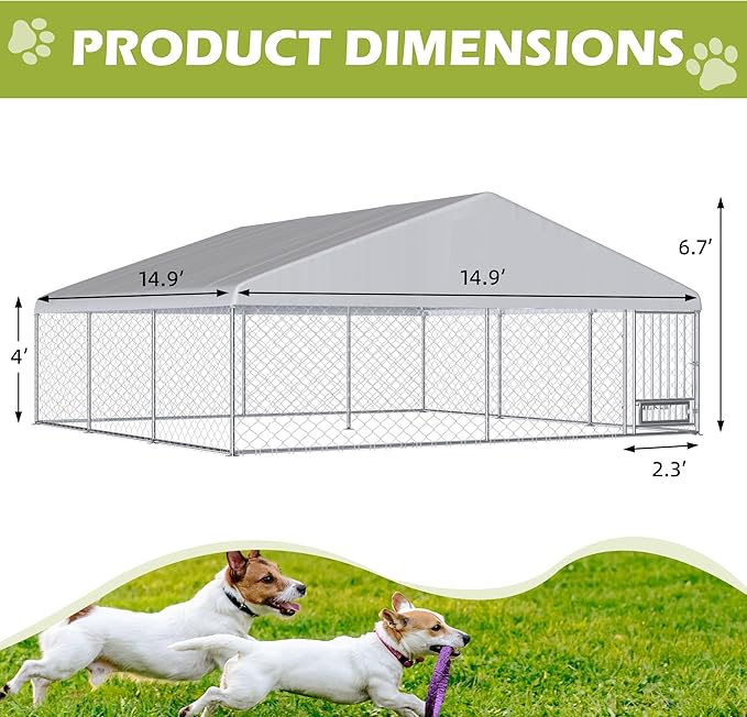 15FTx15FT Outdoor Dog Kennel - Image 2