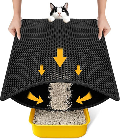 Cat Litter Mat Compact Size 23.6"x14.6" by Conlun