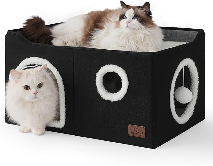 Bedsure Large Cat Beds for Indoor Cats by BEDSURE