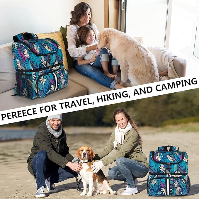 BAGLHER Pet Travel Bag, Double-Layer Pet Supplies Backpack, Pet Travel Backpack - Image 7
