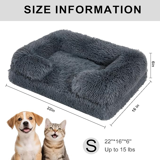 Orthopedic Dog Bed for Cat and Small Dogs of Comfortable Memory Foam Pet Bed - Image 6
