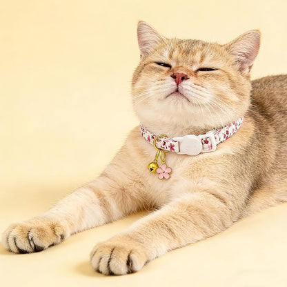 2 Pack Cotton Breakaway Cat Collars Set - Image 5