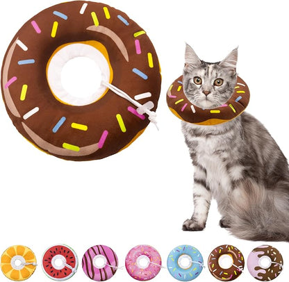 Cat Cone Collar Soft, Adjustable Cat Recovery Collar by Seyezo