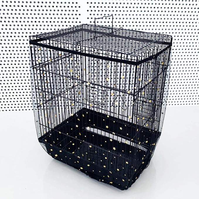 Large Bird Cage Net Cover, Bird Cage Seed Catcher, Universal Adjustable Bird - Image 5