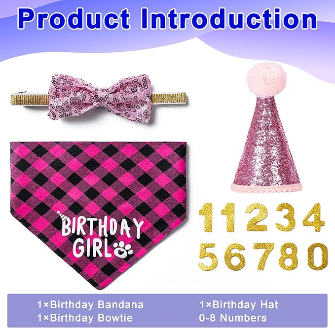 Dog Birthday Party Supplies, Dog Birthday Decorations - Image 2