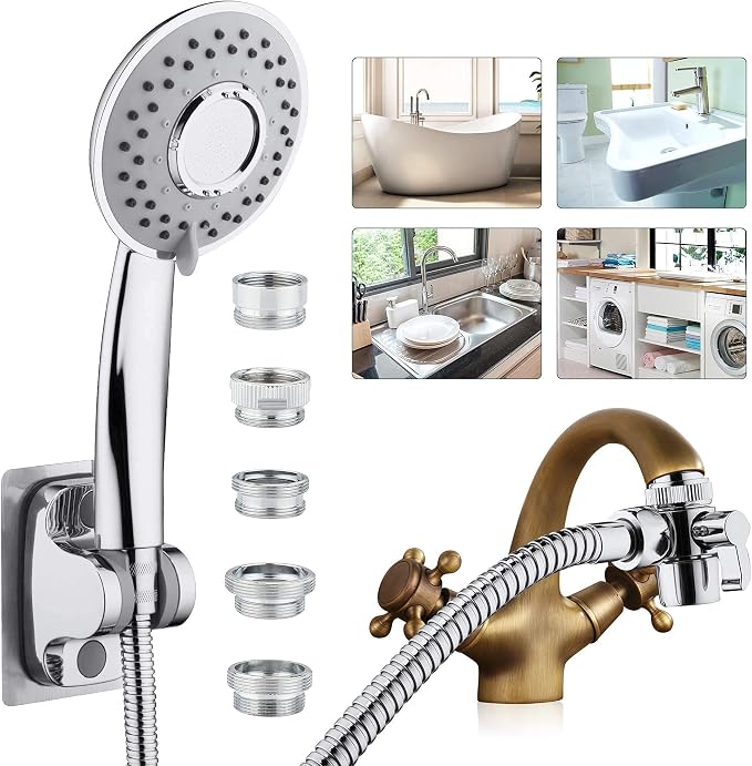 Sink Hose Shower Sprayer Attachment by ZCONIEY