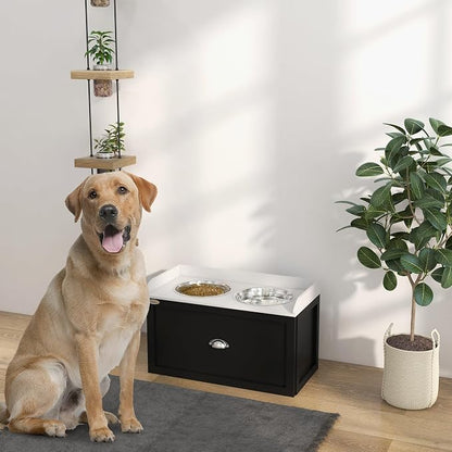 PawHut Dog Feeding Station - Image 2